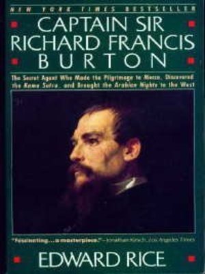 cover image of Captain Sir Richard Francis Burton